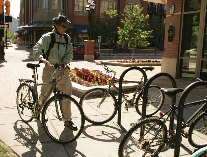 5 Bicycle Parking Guide Photo - Courtesy of Bikes Belong Overview Biking is increasingly becoming the number one choice for alternative transportation and it is important to provide secure bicycle