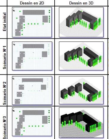 NUMERICAL SIMULATION OF EFFECT OF URBAN GEOMETRY LAYOUTS ON WIND AND NATURAL VENTILATION UNDER MEDITERRANEAN CLIMATE 200 Figure 3.2: proposed scenario 4.