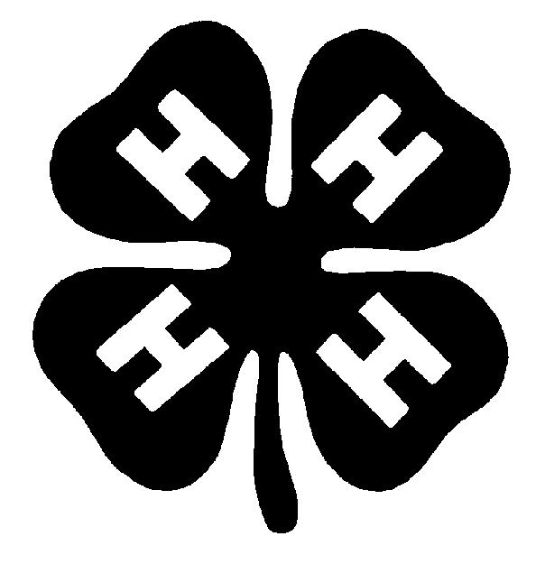THE 4-H PLEDGE I pledge: my Head to clearer thinking, my Heart to greater loyalty, my Hands to larger service, my Health to better living, for my club, my community, my country, and my world.