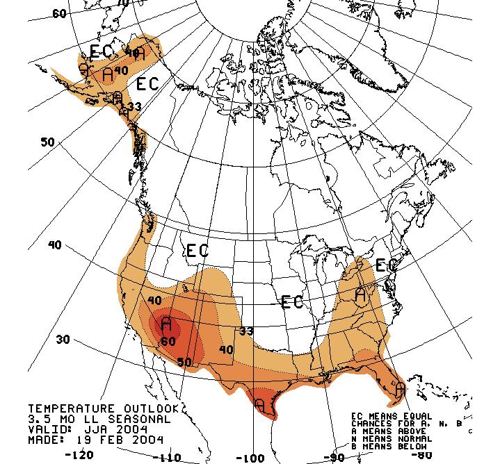 Temperature June August 2004 From the Colorado Prediction Center http://www.cpc.ncep.