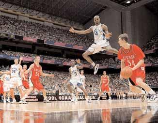 1996-97 The Utes won their third straight WAC title and were assigned to the NCAA First/Second Round Tournament in Tucson, Ariz. Utah outgunned first-round opponent Navy for a 75-61 victory.