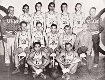 NATIONAL CHAMPIONSHIPS UTAH HISTORY 1916 AAU CHAMPIONS The 1915-16 Ute hoop squad started out as a team not sure of itself, but after a victory over Brigham Young in Provo and two close wins over