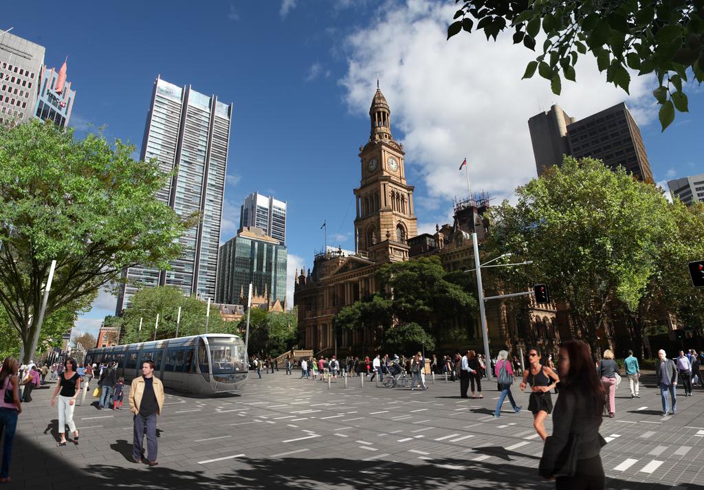 Light rail Principles 400 buses an hour will be relocated from George Street 1.01 Create a legible and functional transport route 1.
