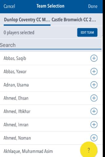 Then select/confirm the Teams.