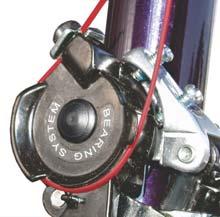 Set the control to the stopper position as shown in the indicator []. 2. This Dual-pull system allows to have down-pull cable routing or toppull cable routing.