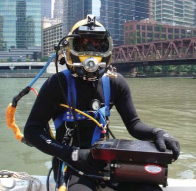 Diver Viewing Screen Diver Held Transducer