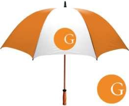 Golf bag umbrella. The handle extends to 55 long and opens in seconds.