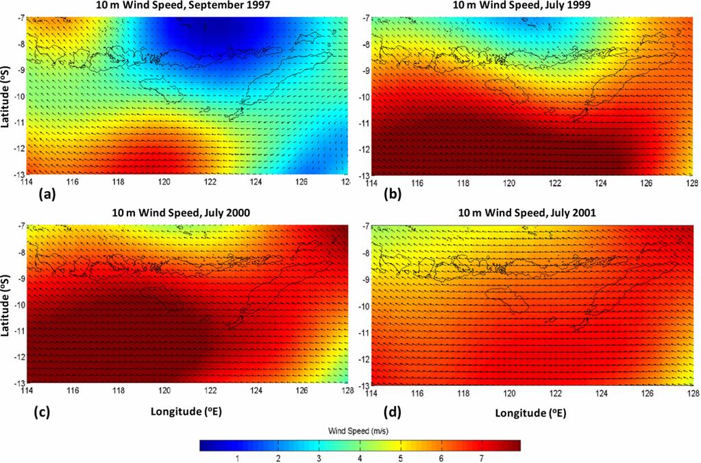 Upwelling Variability along the Southern Coast of Bali and in Nusa Tenggara Waters 55 Fig. 4.
