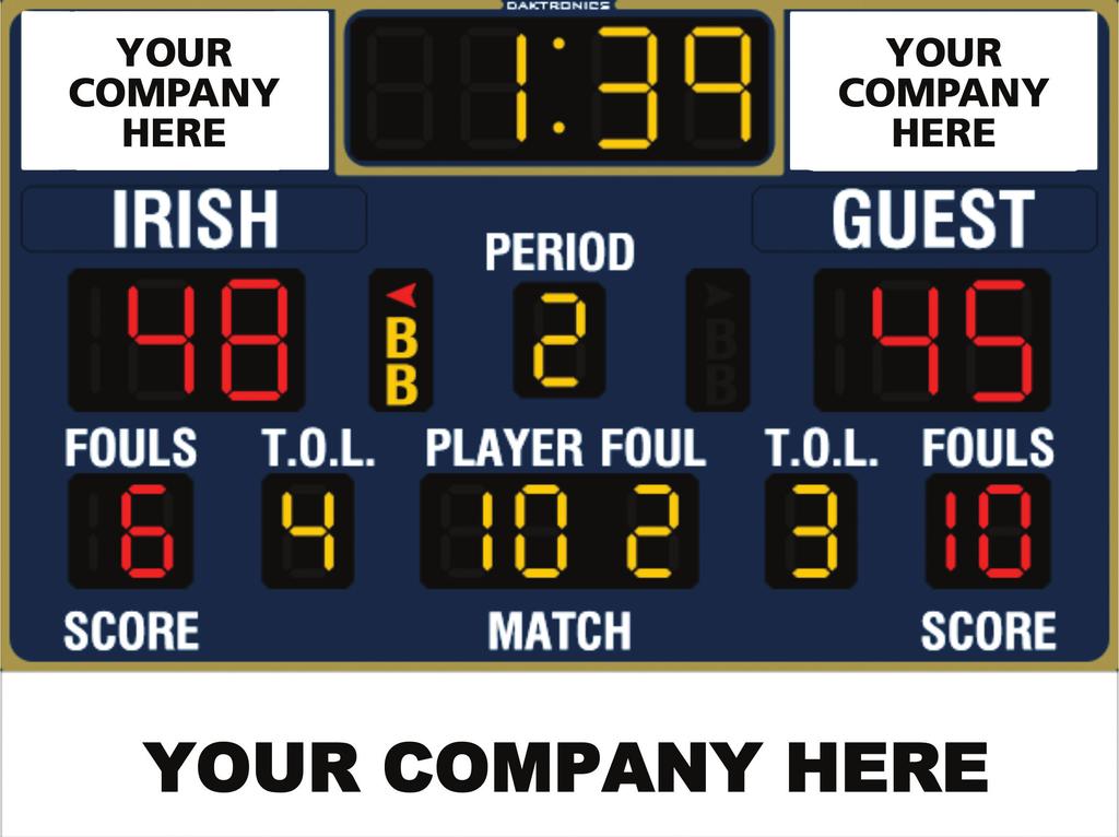 2015-2016 Sports Scoreboard Advertising Welch Activity Center Ad Description 3 Year Rate Gold Banner (bottom) $6,000 Silver Banner A (top left) $5,230 Silver Banner B (top right) $5,230 For more