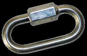 Load rated KNG567 Quick Link Zinc plated 71 Steel Carabiners QL06 º