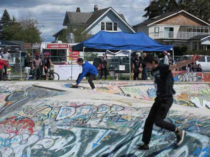 40, it is expected that the skatepark lands will need to be vacated in the early Fall of 2017 to make way for the new school construction.