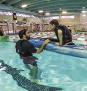 This class takes place in the pool at Spring Hill RECenter and covers water safety in a paddling environment and continues to develop kayaking skills while preparing students for an outdoor venue.