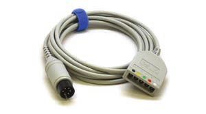 ECG Cables 3/5 Lead ECG Cable, 6 pin 0010-30-42782 ECG Cable: 3/5 Lead,