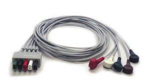 24" 009-004786-00 ECG Mobility Lead Wires, 5 Lead, Pinch, AHA, 24" Compatible with TD-60 5 Lead Mobility ECG Pinch Lead Wires - 36" 009-004787-00 ECG Mobility Lead Wires, 5 Lead, Pinch, AHA, 36"