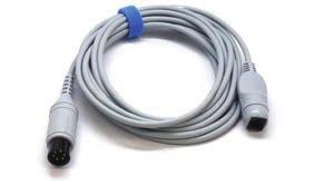 Invasive Blood Pressure Hospira IBP Cable - 6 Pin 001C-30-70760 6 Pin IBP Cable (for