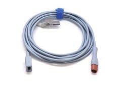 Temperature 400 Series Temperature Cable 040-000091-00 Reusable Instrument Cable, 400 Series; for use with 400 Series Disposable Temperature Probes, connects temperature probes to patient monitor