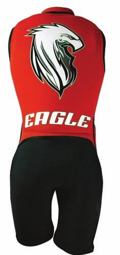 8883 When children are introduced to the water wearing an Eagle float suit,