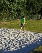 Long Jump The athlete must run up along the run way The athlete must jump off or before the board or mat Mat needs to be placed 50cm back from the sand pit Each athlete is allowed three (3) attempts,