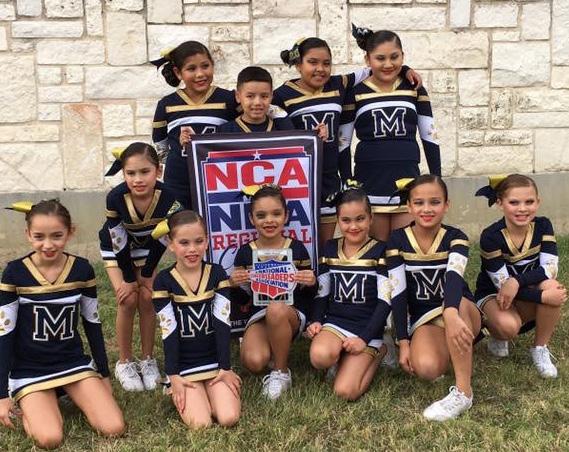 Harlandale ISD cheer teams win big at competition Two Harlandale ISD cheer teams received a first place plaque and a championship banner at the NCA & NDA Alamo Spirit Championship Battle for Texas