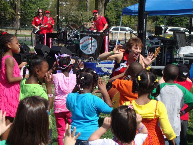 And, her music is fun and contagious, too! Miss Amy & Her Big Kids Band is comprised of musicians who have chops.
