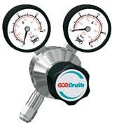 outlet gauge (only 23-3). It's stainless steel diaphragm ensures long lifetime and high tightness.