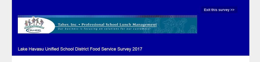 Page 32 We want the food service program in the Lake Havasu Unified School District to be the