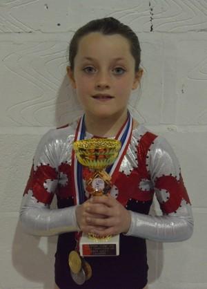 our gymnasts and they all did well.