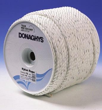 Nylon rope is ideally suited to a wide range of general and industrial applications.