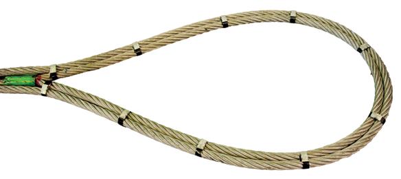 3Part EIPS HH1305EE wire rope slings Component Wire Rope Diameter Inches Vertical Capacity Tons Sling Body Diameter Inches Eye Length Inches Approx. Weight in Lbs. per Foot 3/4 14.0 11/2 20 4.