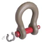 Meets performance requirements of Grade 8 shackles. Working Load Limit is permanently shown on every shackle.