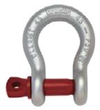 Crosby Screw Pin Shackles Crosby Products Screw Pin Anchor Shackles G209 / S209 G209 Screw pin anchor shackles meet the performance requirements of Federal Specification RRC271F Type IVA, Grade A,