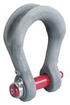 G2160/S2160 Wide Body Shackles PATENTED G2160E Crosby Wide Body Shackles All sizes Quenched and Tempered for maximum strength. Forged alloy steel from 7 through 300 metric tons.