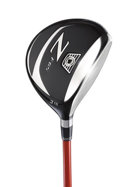 Z F65 FAIRWAY WOOD Designed for maximum distance with a higher, more forgiving