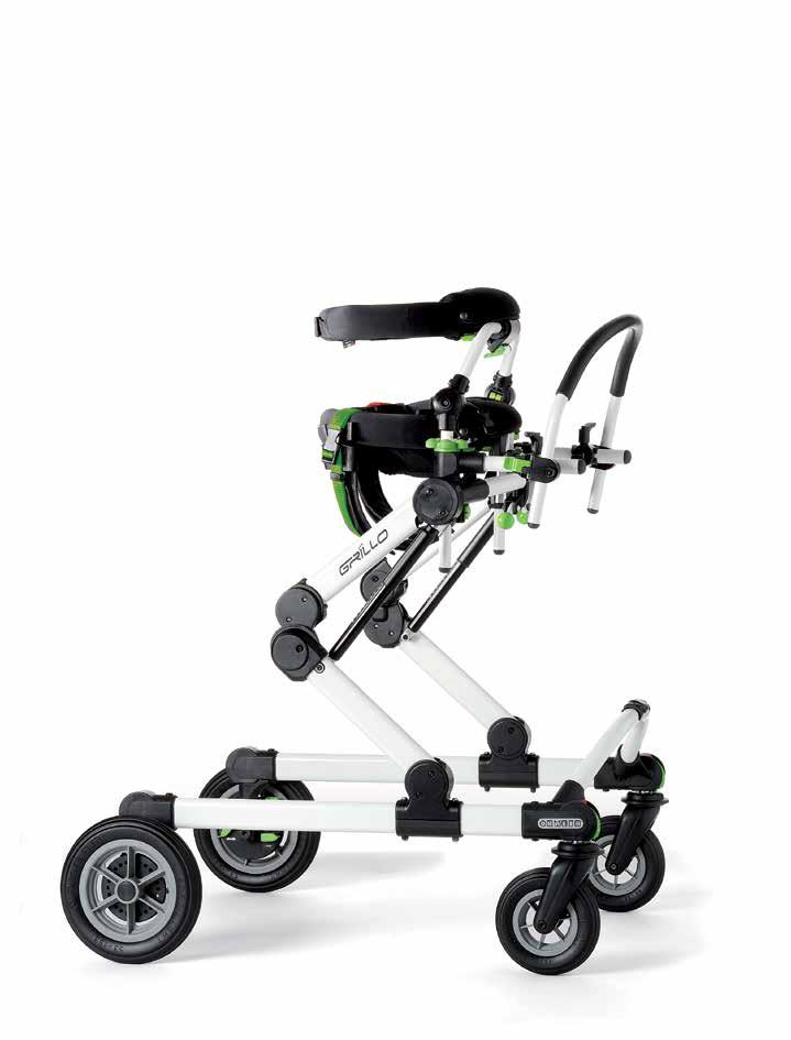 front drive PT version with Pelvic and Trunk supports For users who need trunk and pelvic support and a forward reference.