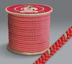 5 lbs 349185 5/8" 600' 6,500 lbs 10.7 lbs PRO SERIES 16 Strand - Red A perfectly balanced climbing rope of high tenacity 100% polyester construction.