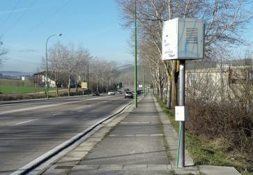 violation fine. Radar speed camera sign (RSCs-5). Indicates that in the following meters there is a RSC-5.