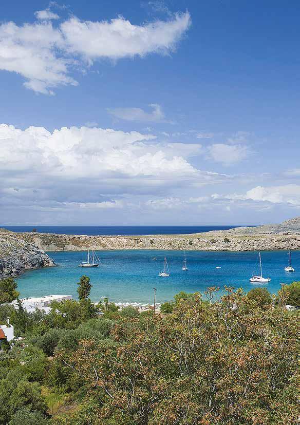 Rhodes less travelled Dotted with picturesque villages, heavenly-scented pine and cypress forests and mile upon mile of golden sandy beaches, Rhodes is also an island