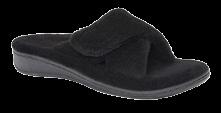 features soft nylon webbing & our biomechanically designed footbed that hugs your arches and