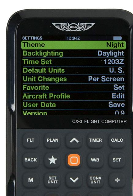 Aircraft Profile This feature allows for entering specific data for the airplane most frequently used for quick reference and input when calculating weight and balance.
