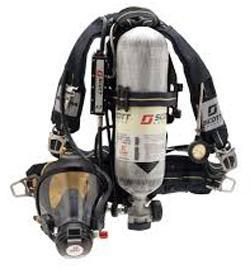 Atmosphere-Supplying Respirators The two main types of atmosphere-supplying respirators are the self-contained breathing apparatus (SCBA) and the suppliedair respirator (SAR).