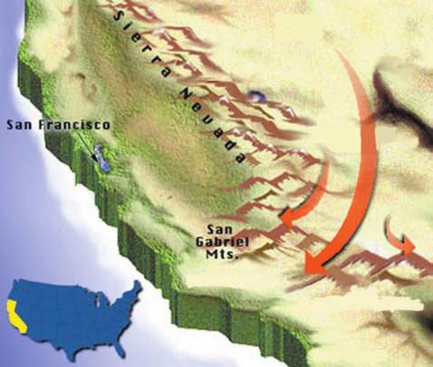 132 CAPTER 5 ATMOSPERIC PRESSURE, WINDS, AND CIRCULATION PATTERNS GEOGRAPY S SPATIAL SCIENCE PERSPECTIVE The Santa Ana Winds and Fire W ildfires require three factors to occur: oxygen, fuel, and an