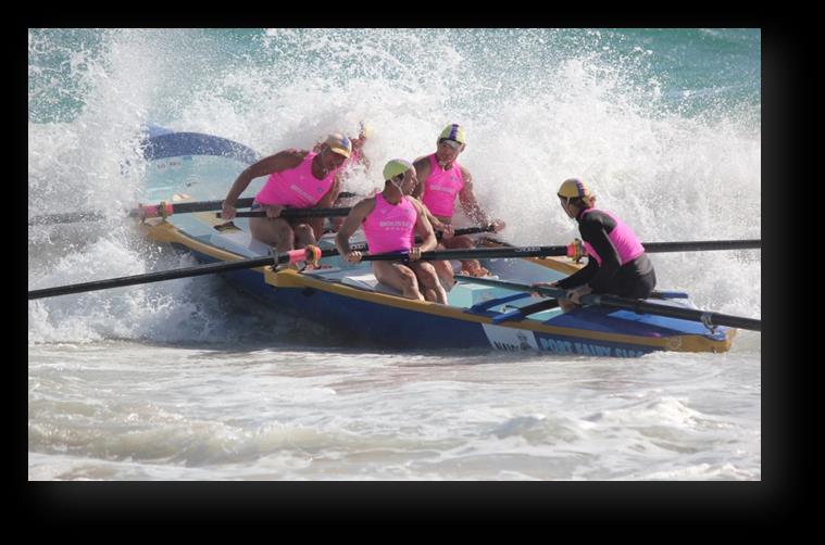 Senior competition: The Club fields teams in surfboard racing, ocean and beach events and most