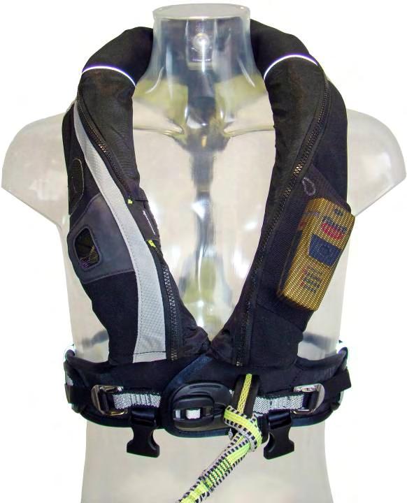 NEW DECKVEST 275 HAMMAR Internal automatic inflating bladder complete with light and sprayhood High intensity reflective stripes Stretch materials Low profile attachment point Manual inflation handle