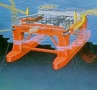 (semi-submersibles) due to their vulnerability to ship impacts and