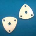 Miscellaneous Marine Pads - (Packaged in pairs) 2-Hole Oval Pads OP-2035-2 2 x 3.