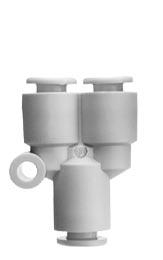 One-touch Fittings Series K2 Delta branch: K2UD 1 2 I P area (mm (ex.) 2 ) 1 K2UD0-01S 1 2.... 9.7 1..2.2 K2UD0-02S 1.