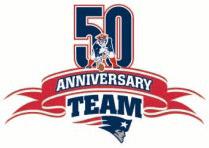ALL-TIME TEAM In recognition of the 50 th anniversary, the Patriots Hall of Fame nominating committee has selected an All-Time Team recognizing the greatest players at each position to play for the