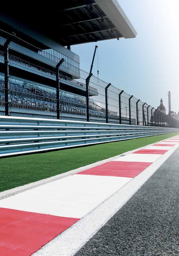 FIA DEBRIS FENCE QUALITY YOU CAN RELY ON. Sochi race circuit, Russia: Installed FIA debris fence 350, 2014. Sochi Autodrom.