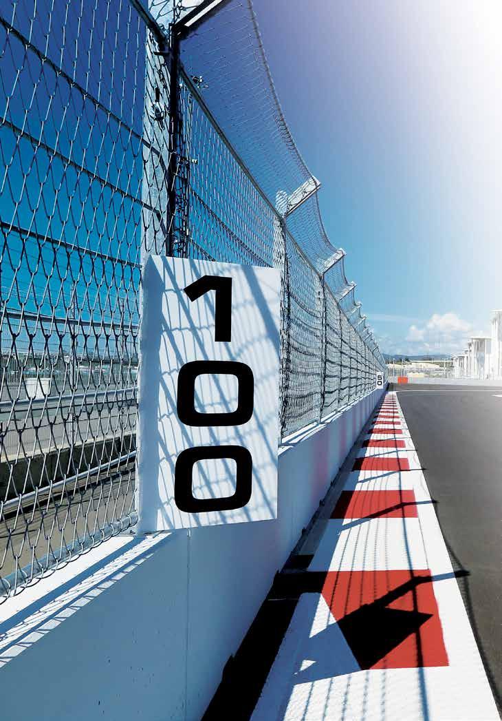 MOBILE FIA DEBRIS FENCE AND NORDBETON CONCRETE BARRIERS. Sochi race circuit, Russia: Installed FiA mobile debris fence 350, 2014. Sochi Autodrom.