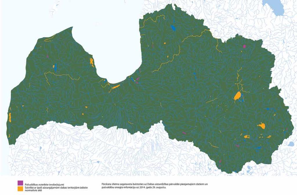 Lielākajā daļā no šiem mūsu valsts ūdens objektiem ar dažādiem ūdens transporta līdzekļiem var pārvietoties bez ierobežojumiem. Tas uzskatāmi redzams pievienotajā Latvijas pārskata kartē.
